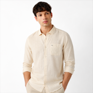 Light Yellow Shirt for Men | Casual Everyday Wear | The Bear House