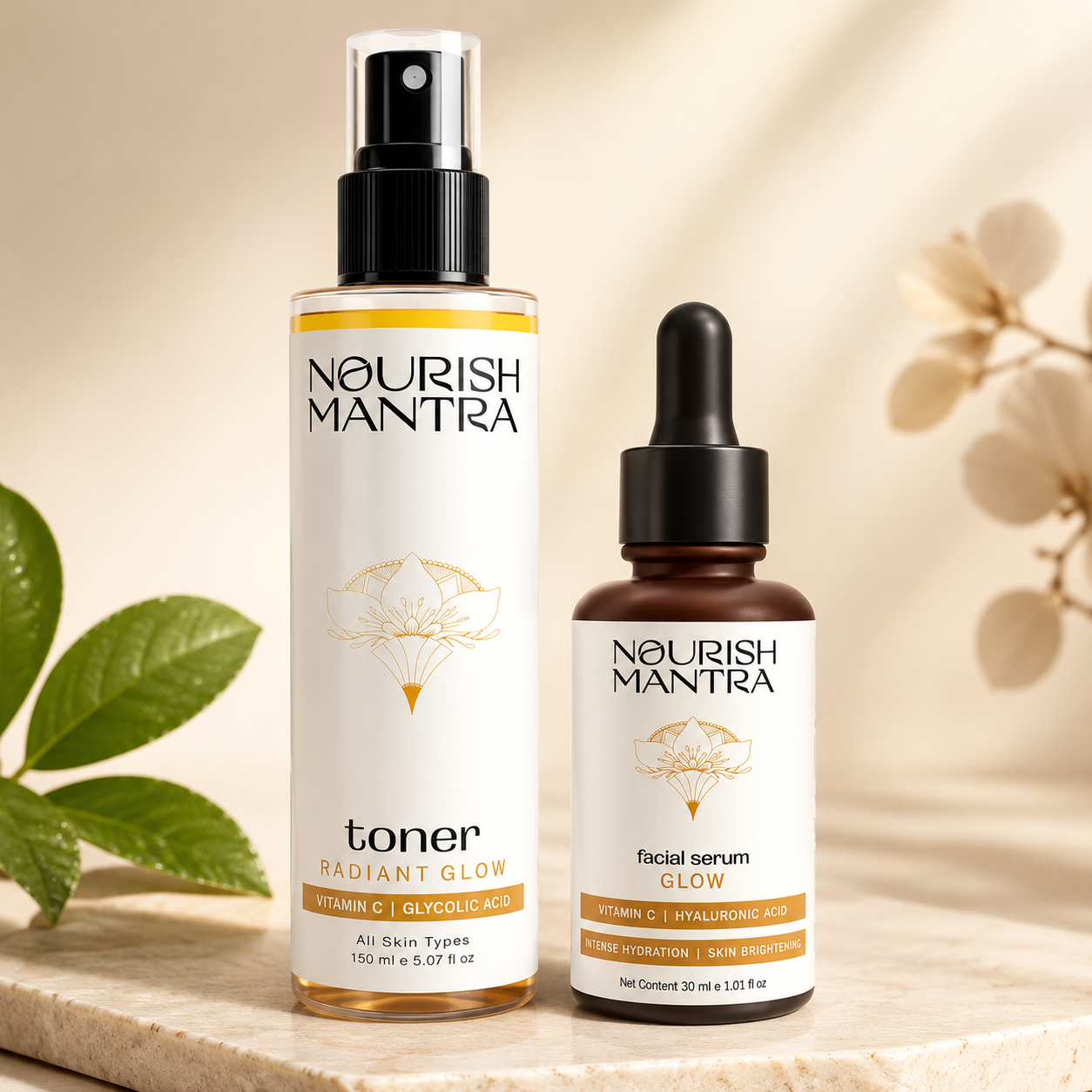 Face Toner | Vitamin C Glow Kit | Nourish Mantra