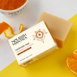 Turmeric & Citrus Handmade Bathing Bar Soap | Nourish Mantra