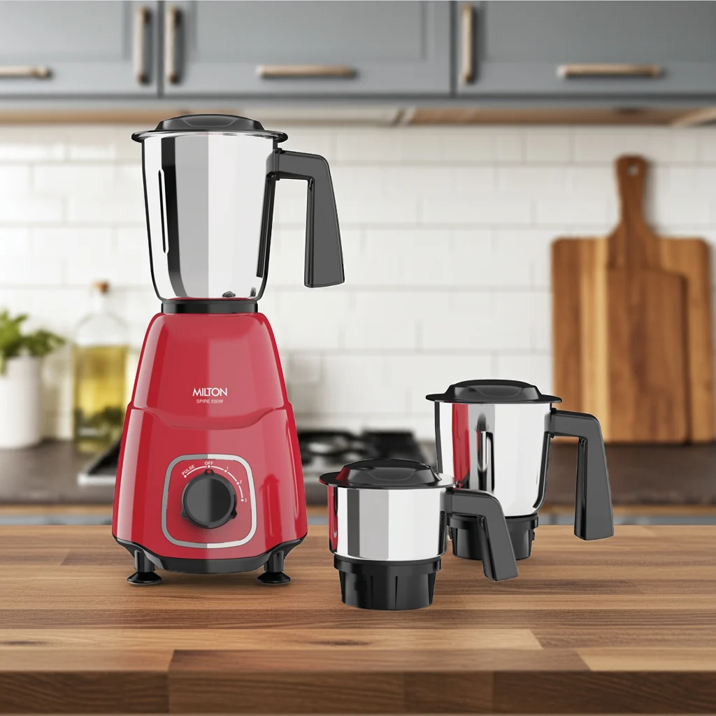 Spire Mixer Grinder 500W with Copper Motor | Milton