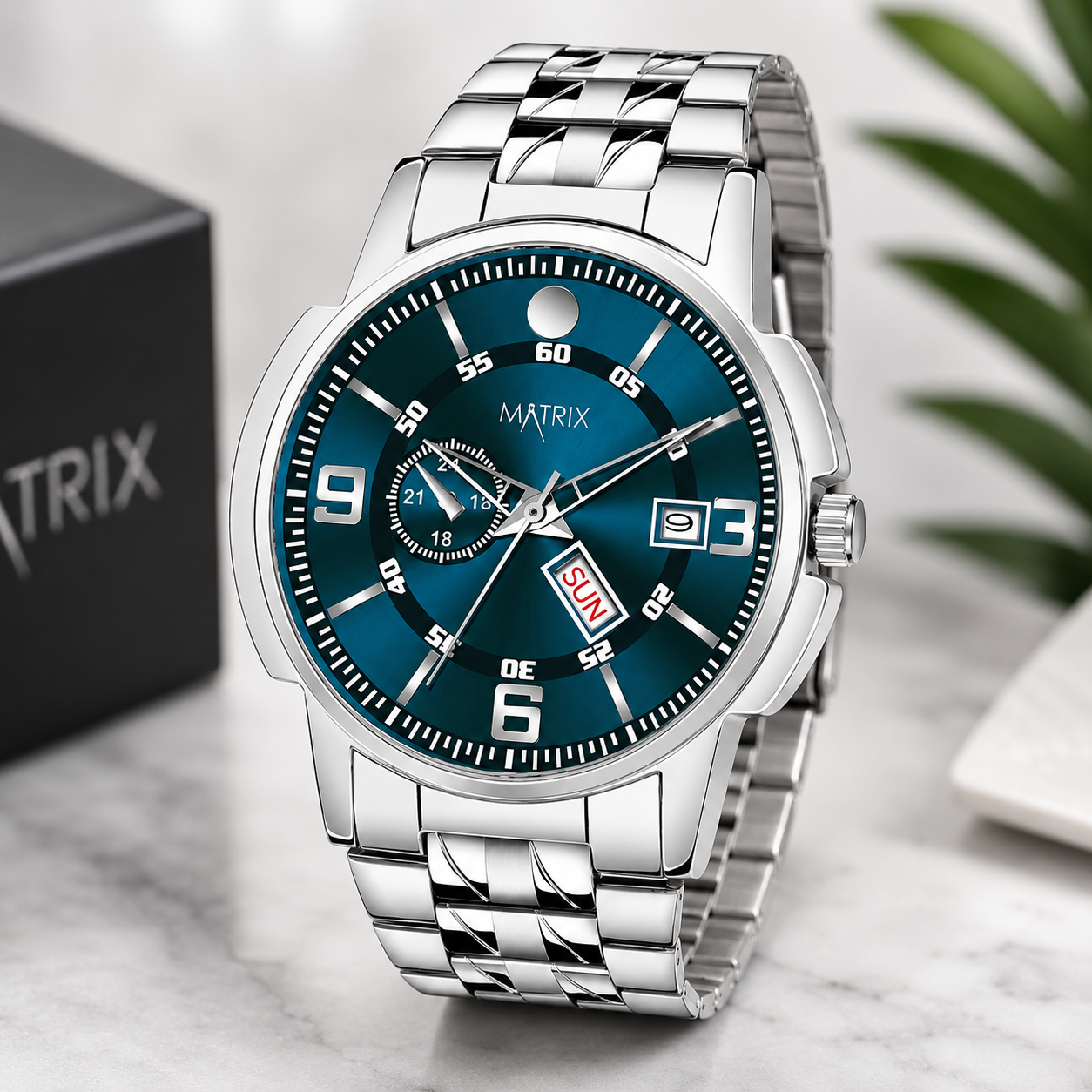 Men's Stainless Steel Quartz Watch